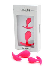 Rimba - Copenhagen - Anaal plug Set Van 2 buttplugs - Roze-Laced-up.nl