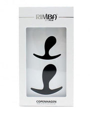 Rimba - Copenhagen - Anaal plugs - Set Van 2 buttplugs - Zwart-Laced-up.nl