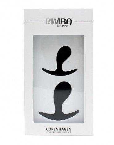 Rimba - Copenhagen - Anaal plugs - Set Van 2 buttplugs - Zwart-Laced-up.nl