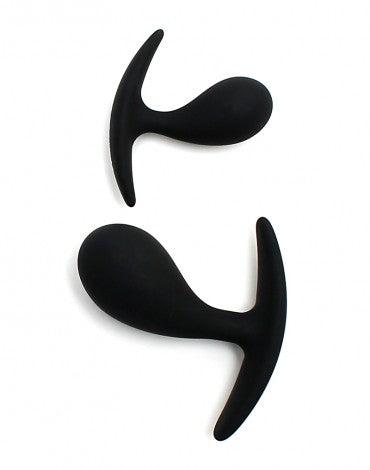 Rimba - Copenhagen - Anaal plugs - Set Van 2 buttplugs - Zwart-Laced-up.nl