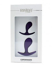 Rimba - Copenhagen - Anatomisch Gevormde Anaalpluggen - Siliconen - Paars-Laced-up.nl