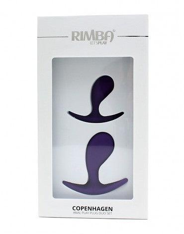 Rimba - Copenhagen - Anatomisch Gevormde Anaalpluggen - Siliconen - Paars-Laced-up.nl