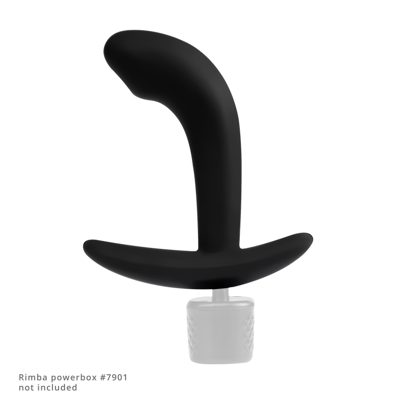 Rimba Electro Play - E-Stim Anal Plug - E-Stim Prostate Plug - Bipolar - Black - Laced-up.nl