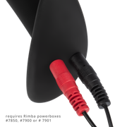 Rimba Electro Play - E-Stim Buttplug - Bi-Polair - Zwart-Erotiekvoordeel.nl