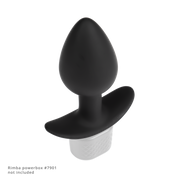 Rimba Electro Play - E-Stim Buttplug - Bi-Polair - Zwart-Erotiekvoordeel.nl