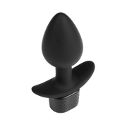 Rimba Electro Play - E-Stim Buttplug - Bi-Polair - Zwart-Erotiekvoordeel.nl