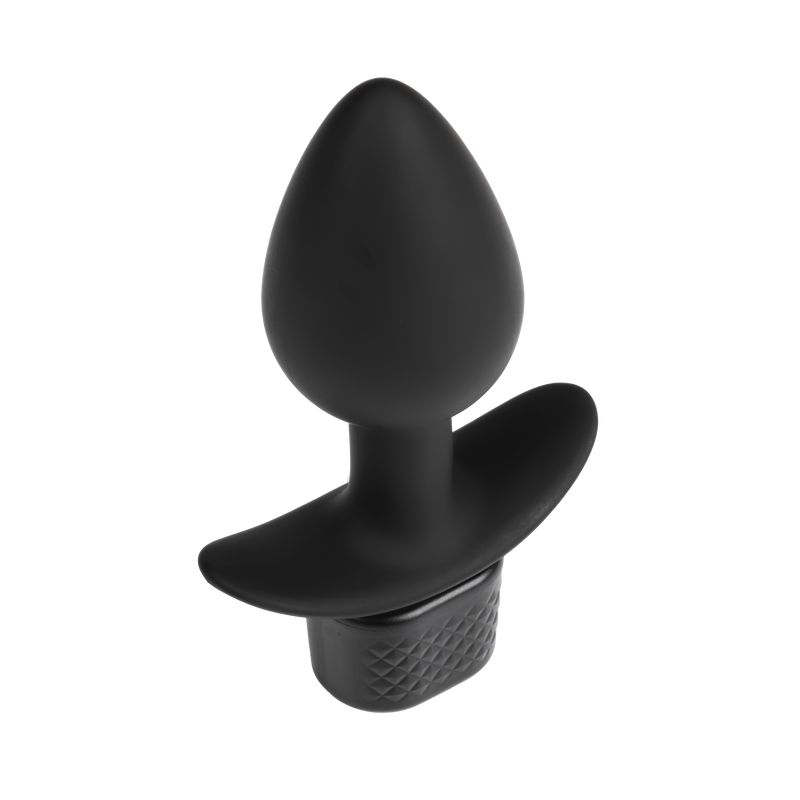 Rimba Electro Play - E-Stim Buttplug - Bi-Polair - Zwart-Erotiekvoordeel.nl