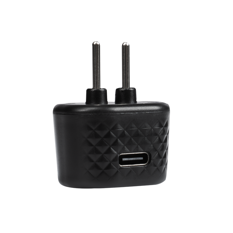 Rimba Electro Play - E-Stim Buttplug - Bi-Polair - Zwart-Erotiekvoordeel.nl
