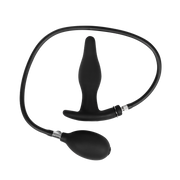 Rimba Electro Play - E-Stim Opblaasbare Anaal Plug - Bi-Polair - Zwart-Erotiekvoordeel.nl