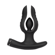 Rimba Electro Play - E-Stim Inflatable Anchor Anal Plug - Bi-Polar - Black-Laced-up.nl