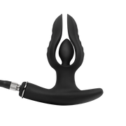 Rimba Electro Play - E-Stim Inflatable Anchor Anal Plug - Bipolar - Black-Laced-up.nl
