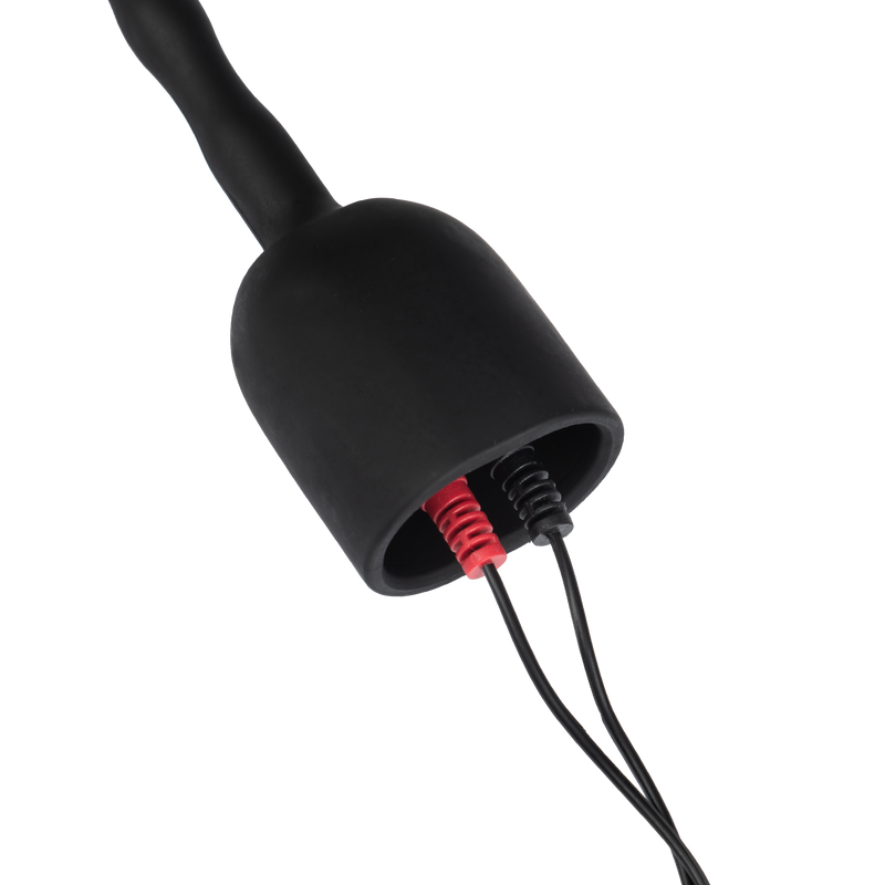 Rimba Electro Play - E-Stim Urethral Dilator - Bipolar - Black-Laced-up.nl