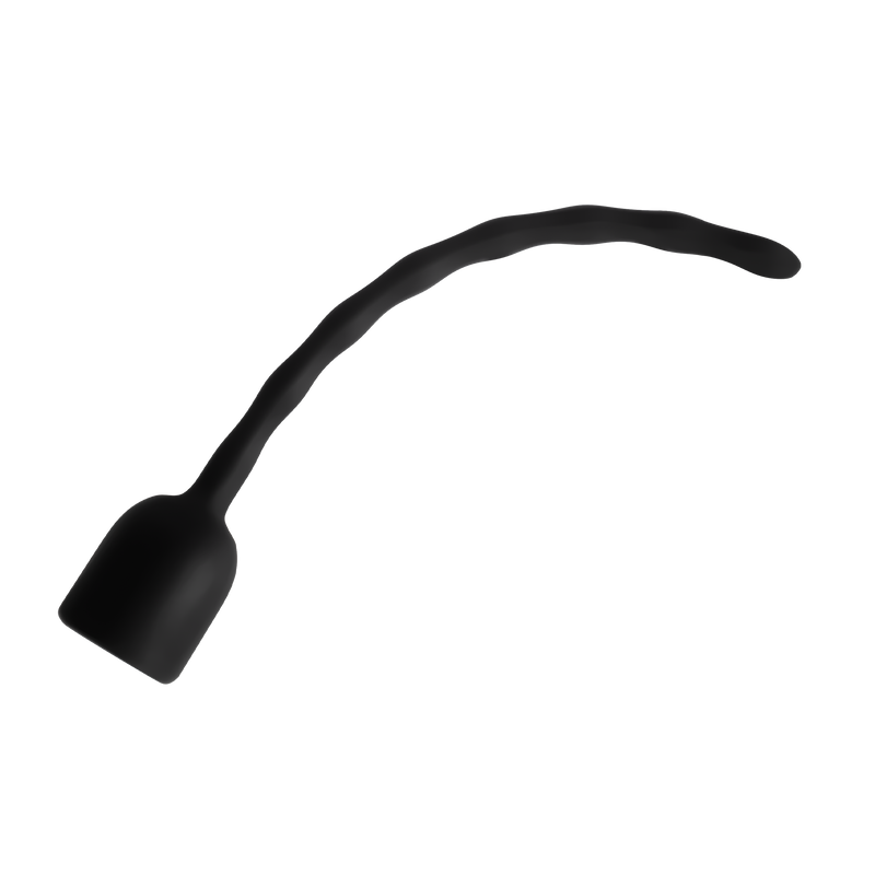 Rimba Electro Play - E-Stim Urethral Dilator - Bipolar - Black-Laced-up.nl