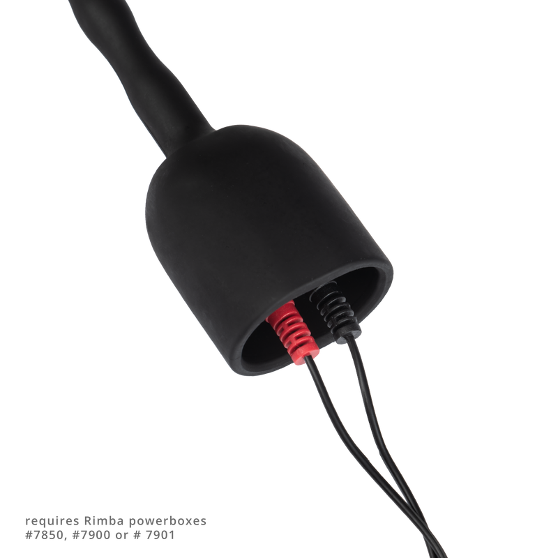 Rimba Electro Play - E-Stim Urethral Dilator - Bipolar - Black-Laced-up.nl