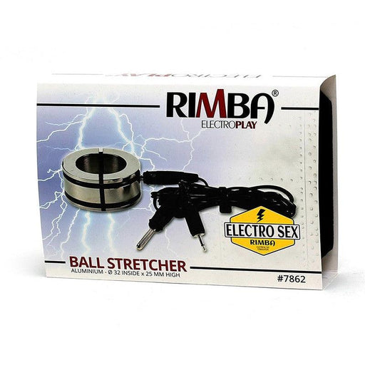 Rimba Electro Sex - Ball Stretcher/cockring RVS bi-polair-Laced-up.nl