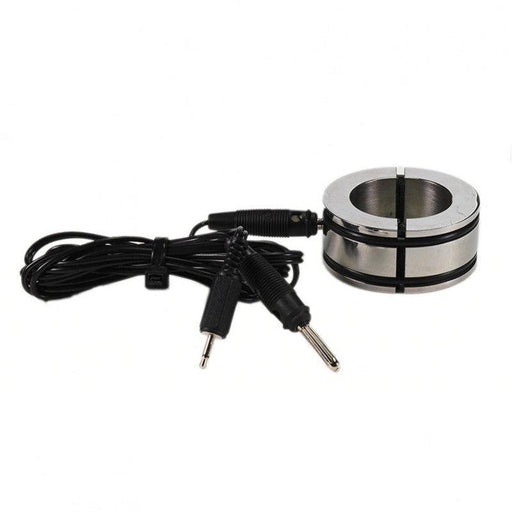 Rimba Electro Sex - Ball Stretcher/cockring RVS bi-polair-Laced-up.nl