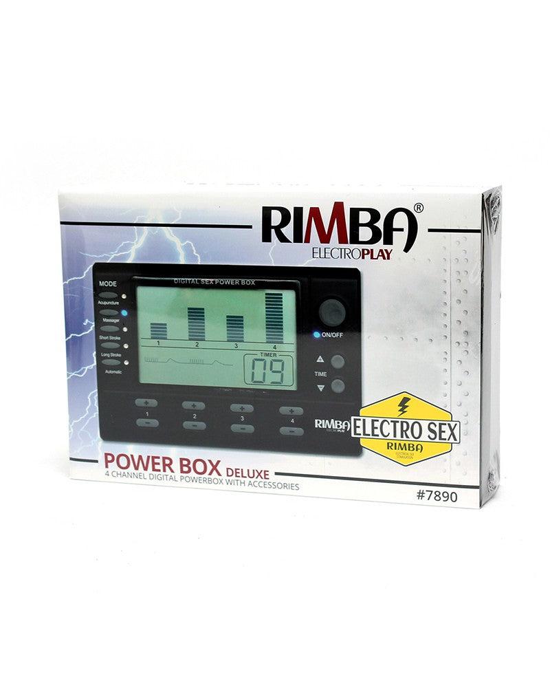 Rimba Electro Sex - Electronische Erotische Stimulatie - 4 Kanaals Electro Sex Power Box Set Met LCD Display-Laced-up.nl