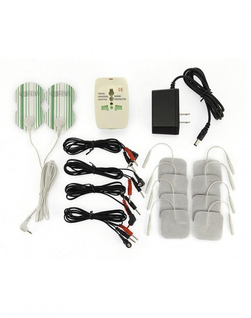 Rimba Electro Sex - Electronische Erotische Stimulatie - 4 Kanaals Electro Sex Power Box Set Met LCD Display-Laced-up.nl