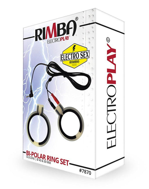 Rimba Electro Sex - Siliconen Cockringen, bi-polair, rond model-Laced-up.nl