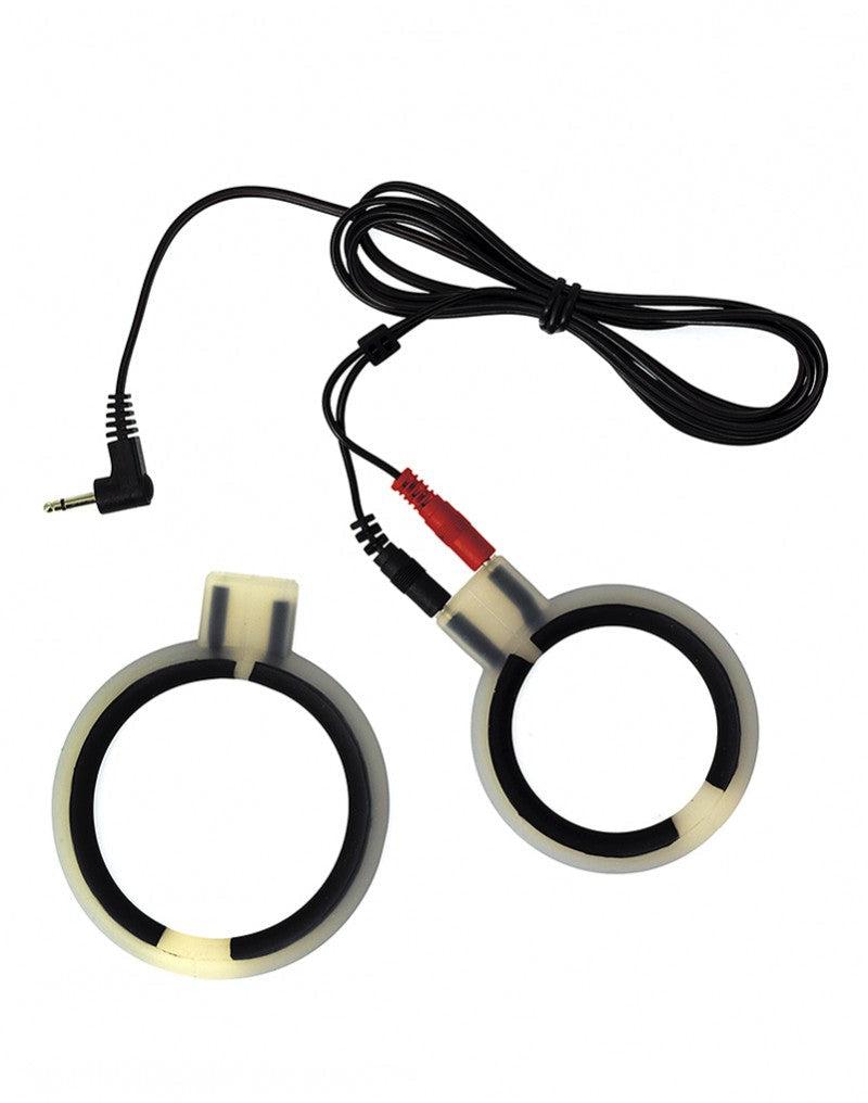 Rimba Electro Sex - Siliconen Cockringen, bi-polair, rond model-Laced-up.nl
