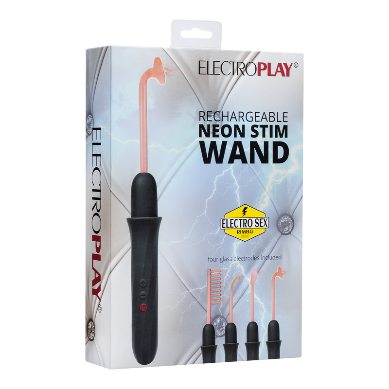 Rimba Electroplay - Neon Wand met Opzet Elektroden - Oplaadbaar-Erotiekvoordeel.nl