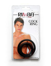 Rimba - Flexibele Siliconen Cockringen Set Ø 30, 40 En 50 mm - Zwart-Laced-up.nl