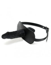 Rimba - Gag - Mondknevel Met latex dildo aan Binnenkant (4 x 6 cm) En buitenkant (4 x 13 cm)-Laced-up.nl