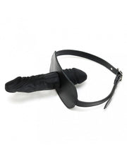 Rimba - Gag - Mondknevel Met latex dildo aan Binnenkant (4 x 6 cm) En buitenkant (4 x 13 cm)-Laced-up.nl