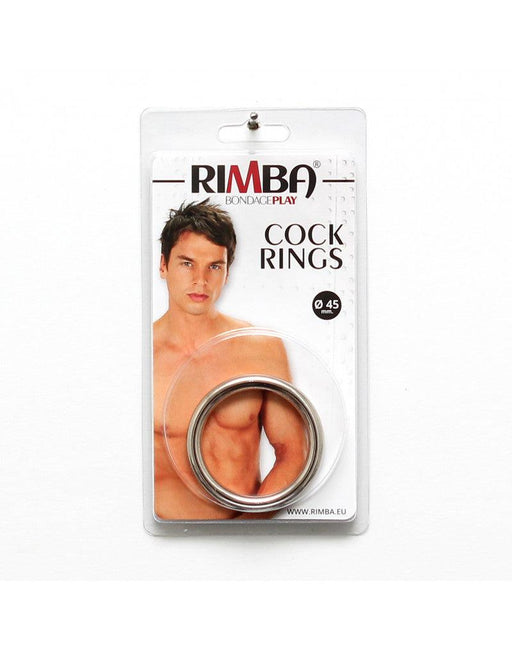 Rimba - Gegoten RVS Cockring - Dikte 8 mm-Erotiekvoordeel.nl
