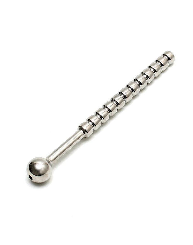 Rimba - Geribbelde Holle Urethral - Plasbuis Plug - Ø 9 mm-Erotiekvoordeel.nl