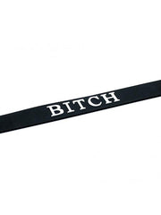 Rimba - Halsband - Collar Met Tekst - BITCH - Siliconen-Laced-up.nl