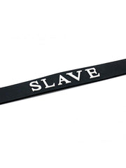 Rimba - Collar - Collar con texto - SLAVE - Silicona - Collar-Erotiekvoordeel.nl
