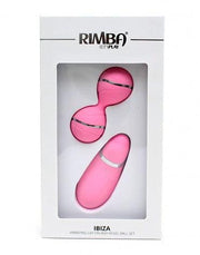 Rimba - Ibiza Vibrator Set - clitoris Vibrator En Vibrerend Eitje Met remote Control - Roze-Laced-up.nl