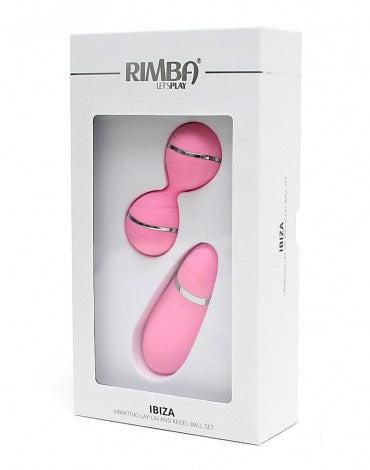 Rimba - Ibiza Vibrator Set - clitoris Vibrator En Vibrerend Eitje Met remote Control - Roze-Laced-up.nl