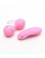 Rimba - Ibiza Vibrator Set - clitoris Vibrator En Vibrerend Eitje Met remote Control - Roze-Laced-up.nl
