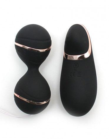 Rimba - Ibiza - Vibrator Set - Clitoris Vibrator En Vibrerend Eitje - Zwart-Laced-up.nl