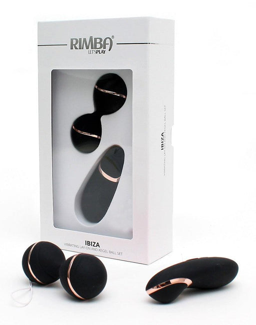Rimba - Ibiza - Vibrator Set - Clitoris Vibrator En Vibrerend Eitje - Zwart-Laced-up.nl