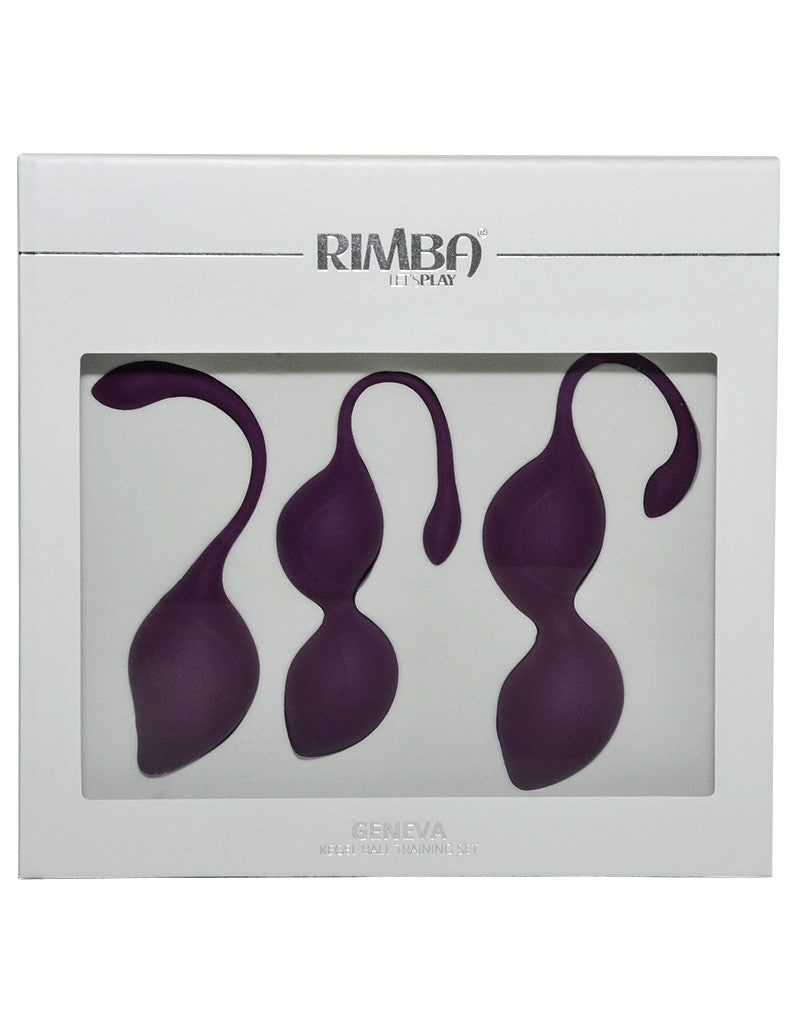 Rimba - Kegel Balletjes Bekkenbodem Trainings Set Geneva - Paars-Laced-up.nl