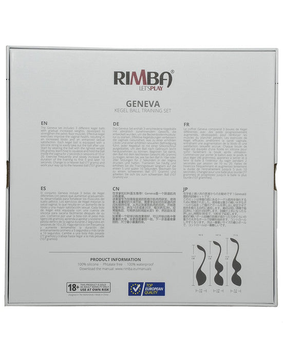 Rimba - Kegel Balletjes Bekkenbodem Trainings Set Geneva - Roze-Laced-up.nl