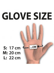 Rimba - Korte Latex Handschoenen - 26 cm - Zwart-Laced-up.nl