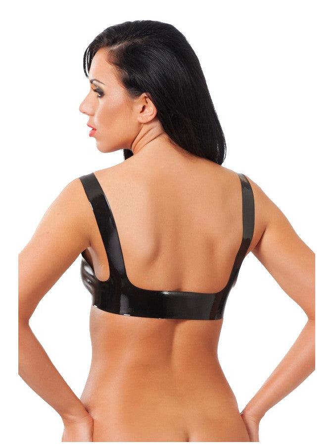 Rimba - Latex BH Met uitsparingen Voor de Tepels-Laced-up.nl