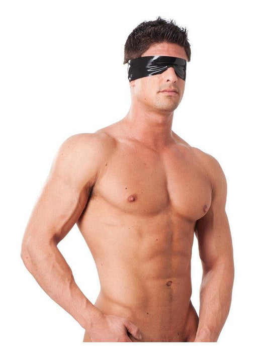 Rimba - Latex Blinddoek - 600% Stretch Garantie - Zwart-Laced-up.nl
