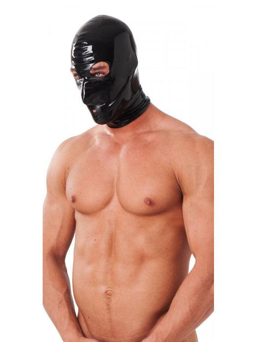 Rimba - Latex Gezichtsmasker - Hood - Hoofd Masker-Laced-up.nl
