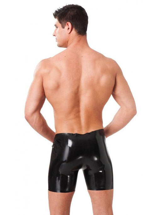 Rimba - Latex Korte Broek - Zwart-Erotiekvoordeel.nl