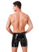 Rimba - Latex Korte Broek - Zwart-Erotiekvoordeel.nl