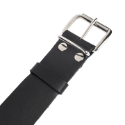 Rimba - Lederen Collar met Metalen Gesp - Zwart-Erotiekvoordeel.nl