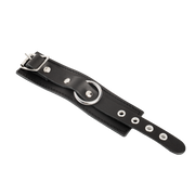 Rimba - Leather Penis Cuff - Black - Laced-up.nl