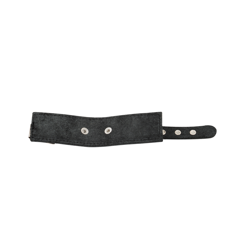Rimba - Leather Penis Cuff - Black - Laced-up.nl