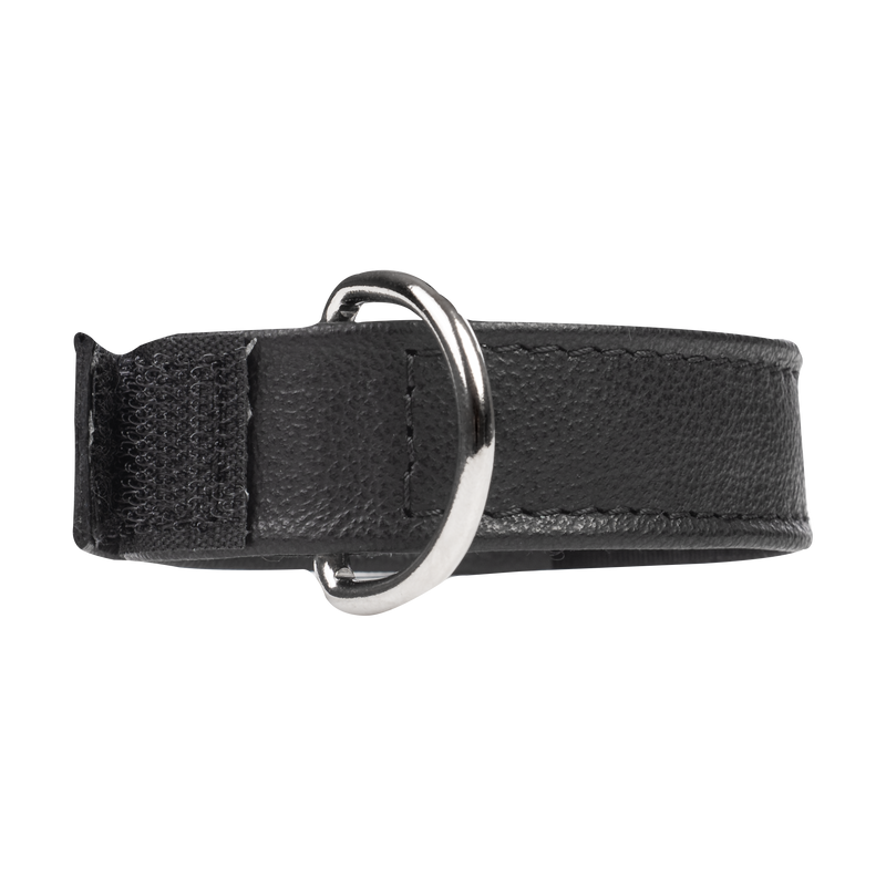 Rimba - Leather Cockstrap with Velcro - Black - Laced-up.nl