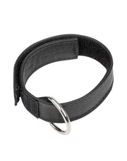 Rimba - Leather Cockstrap with Velcro - Black - Laced-up.nl